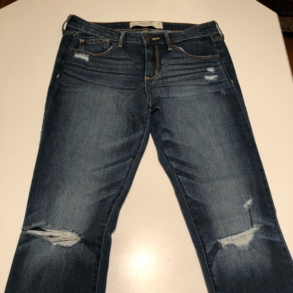 Abercrombie and Fitch Distressed Bootcut Jeans NEW - Picture 4 of 8